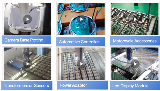 อัตโนมัติซิลิโคน Epoxy PU โรบอตการป้อนกาวด้วยระดับความว่างสูง 2