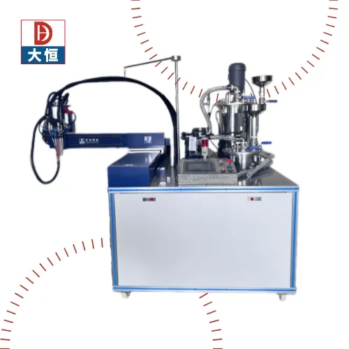 เครื่องเติมปริมาณพอลิอุเรธาน เอโป็กซี่ AB Component Silicone Dispensing Machine เครื่องป้อนกาวแม่นยําสูง 0
