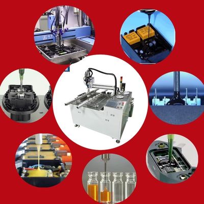 2 ส่วนผสมและกระจายเครื่องจักร อิเล็กทรอนิกส์ Potting Machine สายการผลิตความสามารถสูง